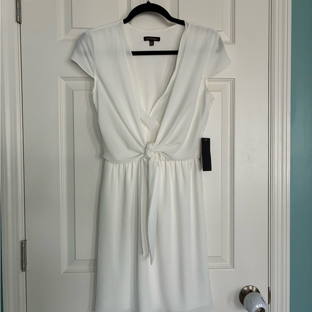 Jodi Kristopher White Mini Dress